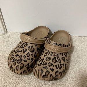Crocs Leopard Print womens 10